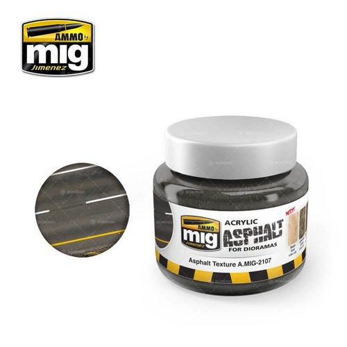 2107 ASPHALT TEXTURE  (250ML) AMMO MIG