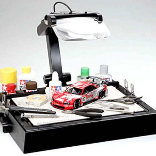 Work Station w/Magnifying Lens Tamiya 74064
