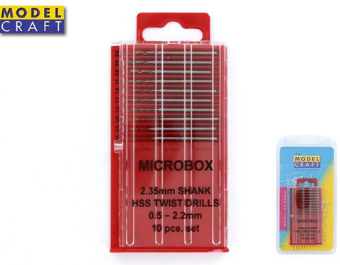 Set micro punte 0,5-2,2 mm (10 pz) Model Craft PDR4005
