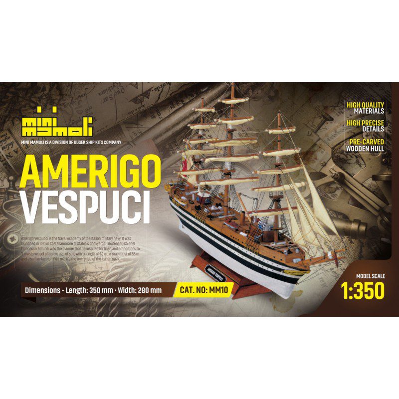 Amerigo Vespucci scala 1:350 Mamoli MM-10 - immagine 2