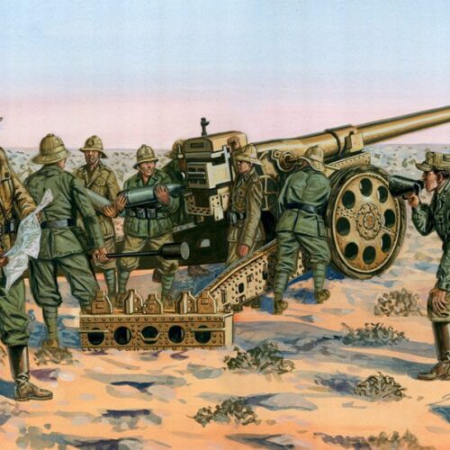 WWII: Italian Cannone da 149/40 w/crew scala 1:72 ITALERI 6165