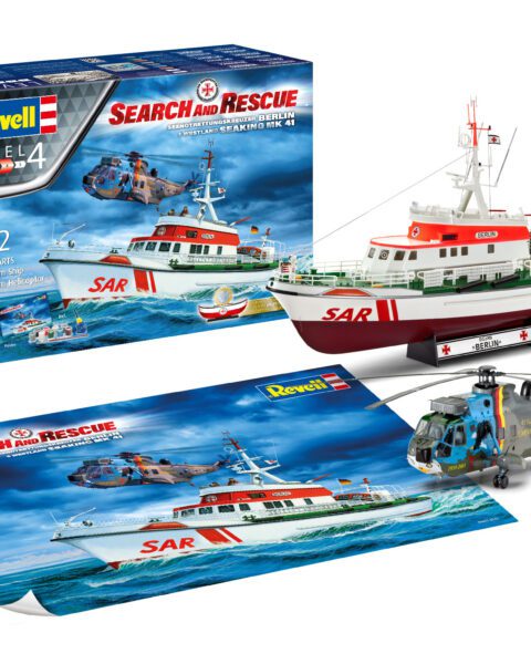DGzRS BERLIN + Westland SeaKing Mk.41 scala 1:72 REVELL 05683