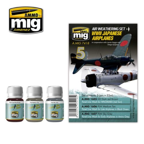 7418 WWII JAPANESE AIRPLANES AMMO MIG