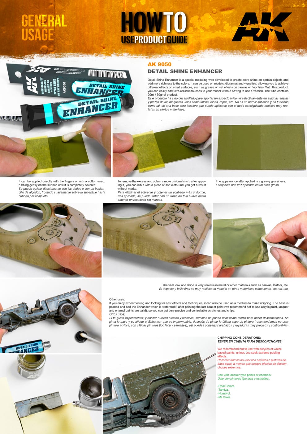 AK9050 DETAIL SHINE ENHANCER AK INTERACTIVE - immagine 2