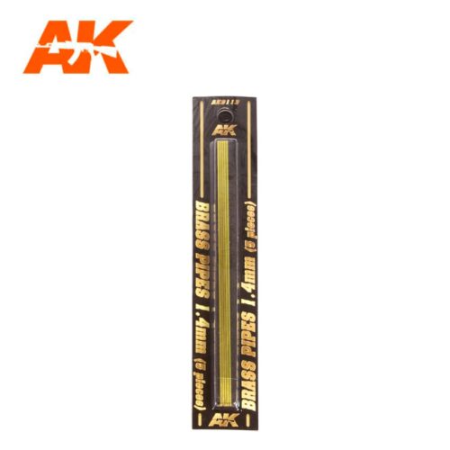 TUBI IN OTTONE 1.4MM Ø. 5 UNITÀ AK INTERACTIVE AK9113