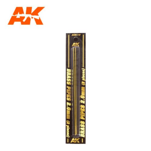 TUBI IN OTTONE 2.0MM Ø. 2 UNITÀ AK INTERACTIVE AK9118
