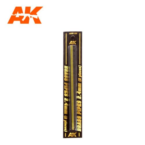 TUBI IN OTTONE 2.4MM Ø. 2 UNITÀ AK INTERACTIVE AK9120