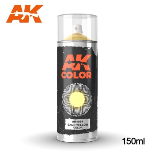 AK1024 SPRAY COLORE GIALLO SABBIA – 150ml AK INTERACTIVE