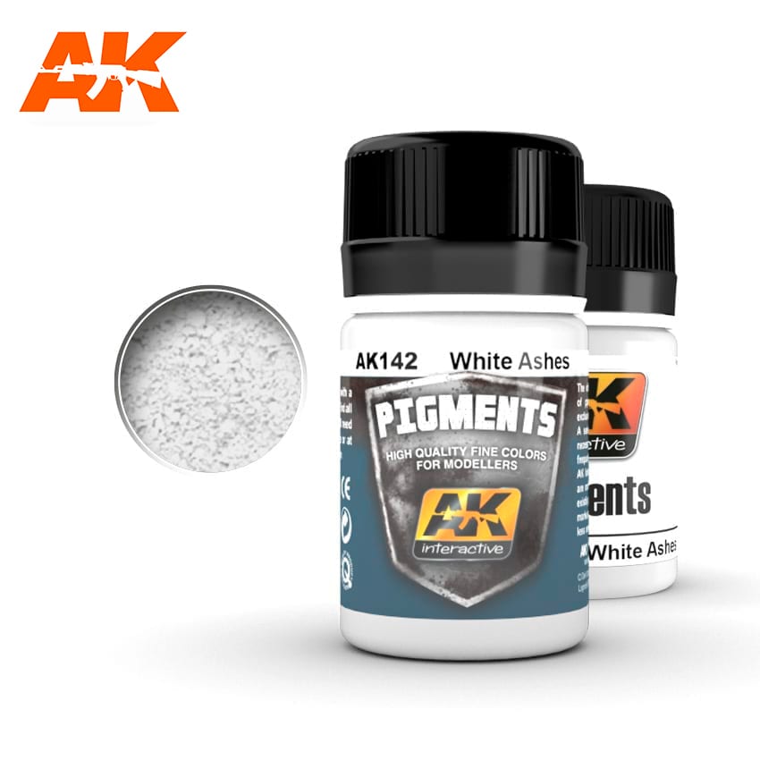 AK142 WHITE ASHES PIGMENT AK INTERACTIVE (35ML)