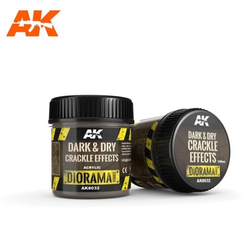 AK8032 EFFETTI CREPITIO SCURO E SECCO 100ML AK INTERACTIVE