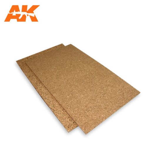 FOGLIO DI SUGHERO – GRANA FINE 200X300X1-2-3MM AK INTERACTIVE AK8049