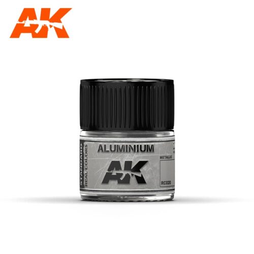 RC020 AK  INTERACTIVE  REAL COLORS ALLUMINIO (METALLIC) Vernice Acrilica per Modellismo Statico