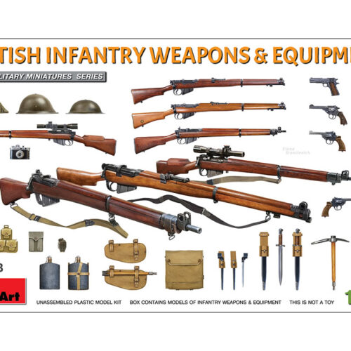 British Infantry Weapons – Equipment  scala 1:35 MINI ART 35368