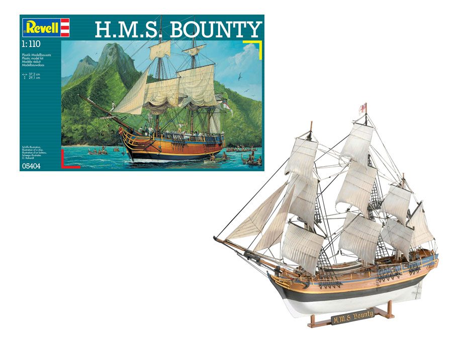 veliero HMS Bounty scala 1:110 REVELL 05404 - immagine 2