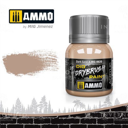 620 DARK SAND Ammo Mig Drybrush Paint 40ml