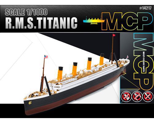 R.M.S. Titanic Multi Color Parts 1:1000 ACADEMY 14217