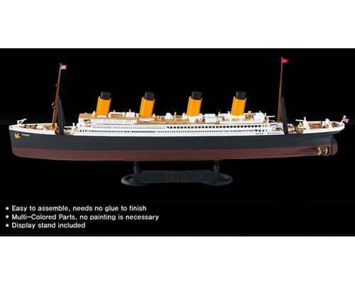 R.M.S. Titanic Multi Color Parts 1:1000 ACADEMY 14217 - immagine 2