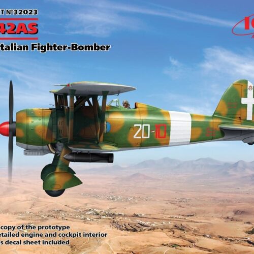 CR. 42AS, WWII ITALIAN FIGHTER-BOMBER scala 1:32 ICM 32023