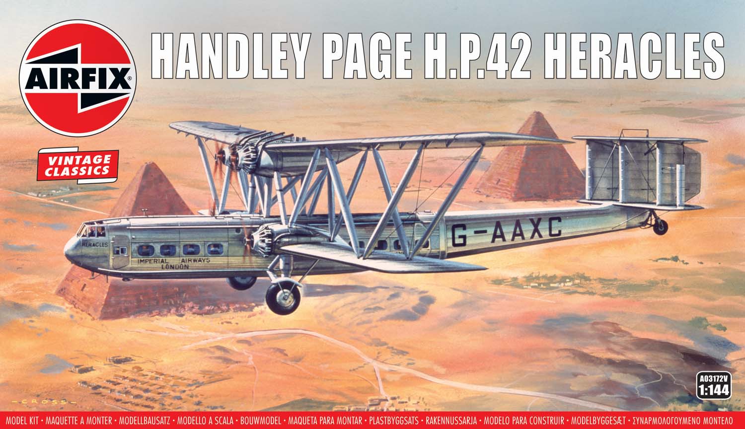 Handley Page HP42 Heracles scala 1:144 AIRFIX A03172V