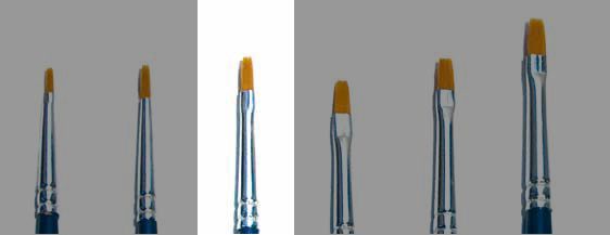 0 BRUSH SYNTHETIC FLAT - SINGLE PACK ITALERI 52223