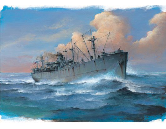 SS John W. Brown Liberty Ship scala 1:700 Trumpeter 05756