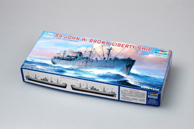 SS John W. Brown Liberty Ship scala 1:700 Trumpeter 05756 - immagine 2