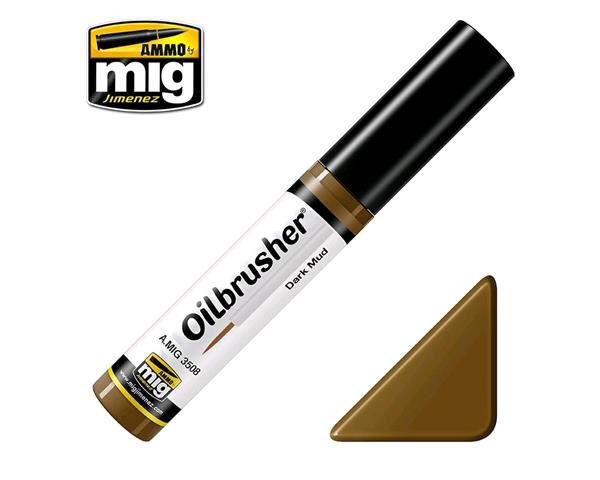 3508 FANGO SCURO OILBRUSHER AMMO MIG COLORE AD OLIO
