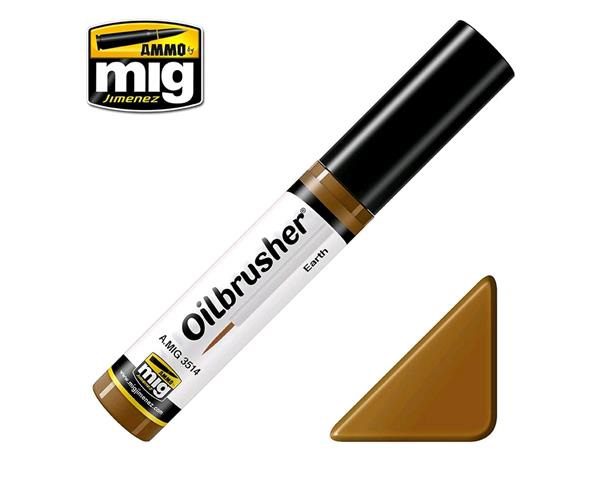 3514 TERRA OILBRUSHER AMMO MIG COLORE AD OLIO