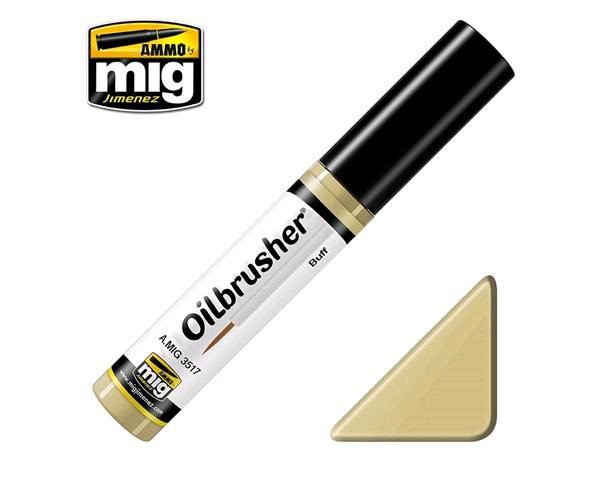 3517 BUFF OILBRUSHER AMMO MIG COLORE AD OLIO