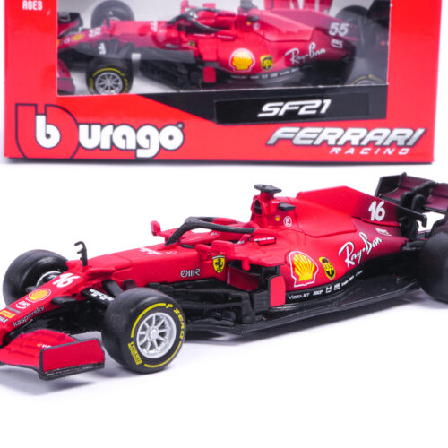 FERRARI F1 SF21, senza pilota, 2021 N 16 Charles Leclerc- Scala 1:43  Scala 1:43 Bburago 36829LE