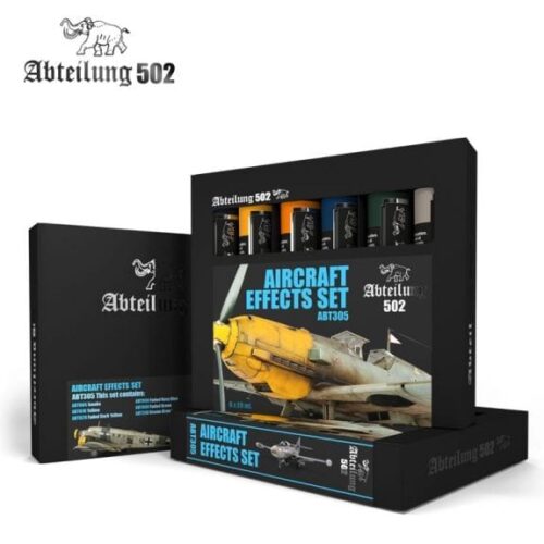 ABT305 Set di Colori ad OLIO AIRCRAFT EFFECTS SET 6×20 ml. ABTEILUNG 502