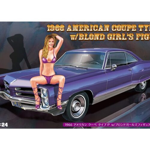 1966 American Coupe Type P with Blond Girl’s Figure scala 1:24 Hasegawa HAS52224