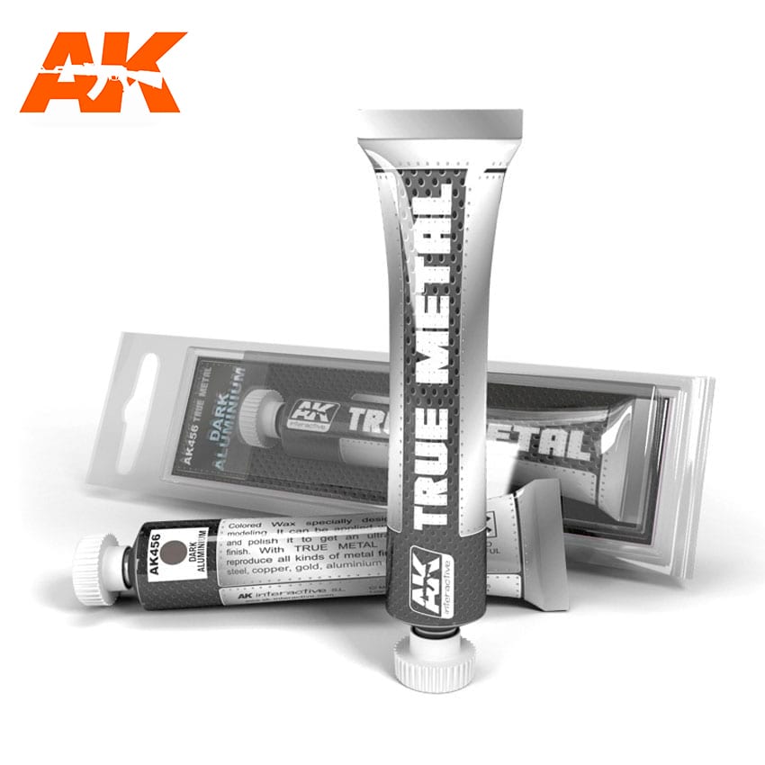 AK456 TRUE METAL: DARK ALUMINIUM 30gr AK INTERACTIVE