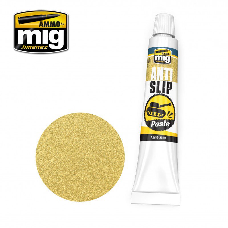 AMIG2033 ANTI-SLIP PASTE - SAND COLOR FOR 1:35 AMMO MIG