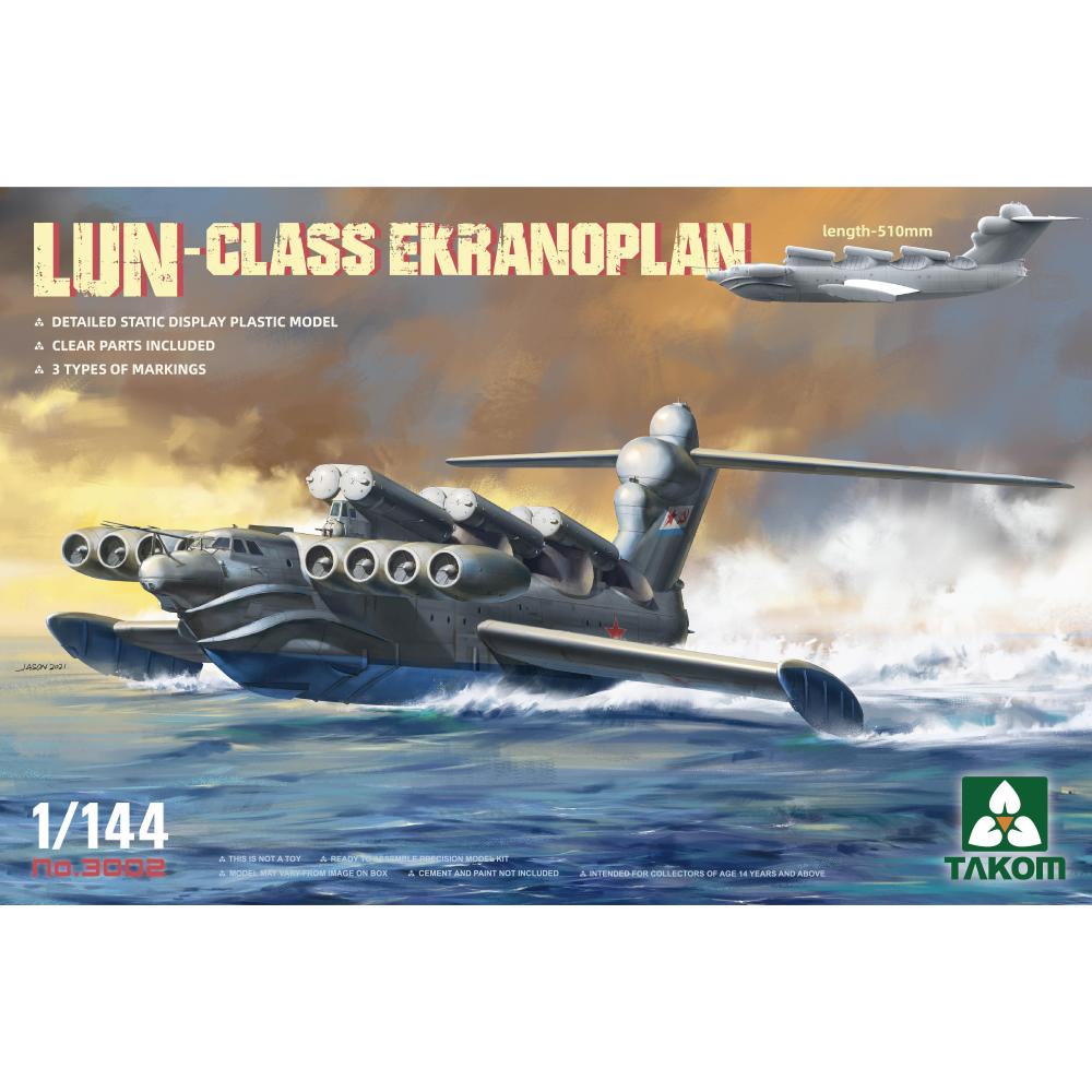 LUN-CLASS EKRANOPLAN scala 1:144 TAKOM MODEL TKM3002