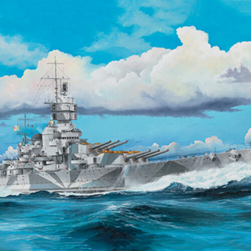 Italian Navy Battleship RN Vittorio Veneto scala 1:350 TRUMPETER 05320