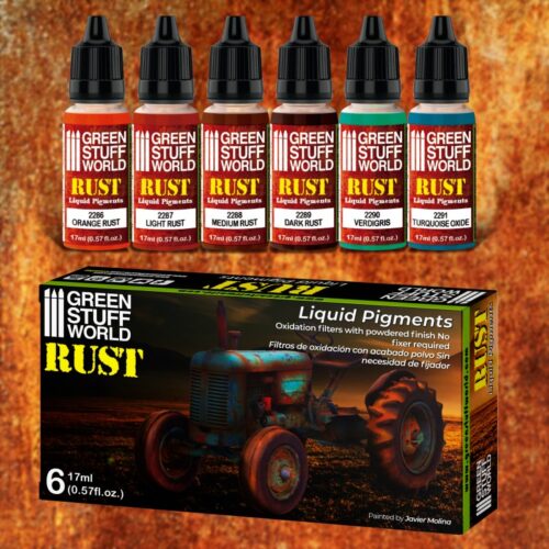 10126 LIQUID PIGMENTS SET – RUST GREEN STUFF WORLD