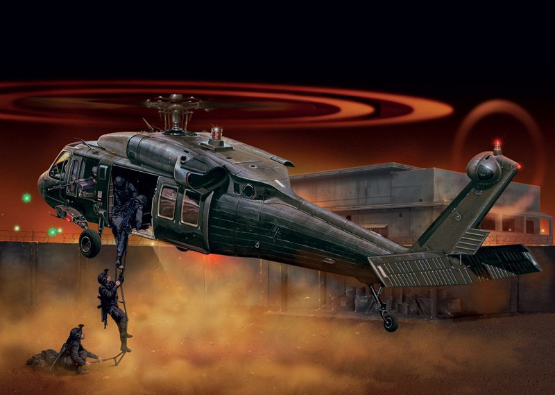 UH - 60 / MH - 60 BLACK HAWK scala 1:48 ITALERI 2706