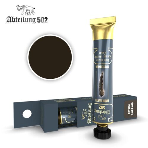ABT1114 Colore acrilico in tubetto TERRA OSCURA 20 ml. ABTEILUNG 502