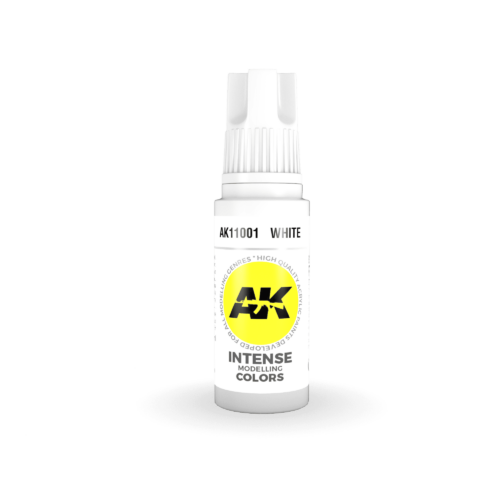 AK11001 3RD. BIANCO INTENSO OPACO F.S.37925 17ml colore acrilico per modellismo