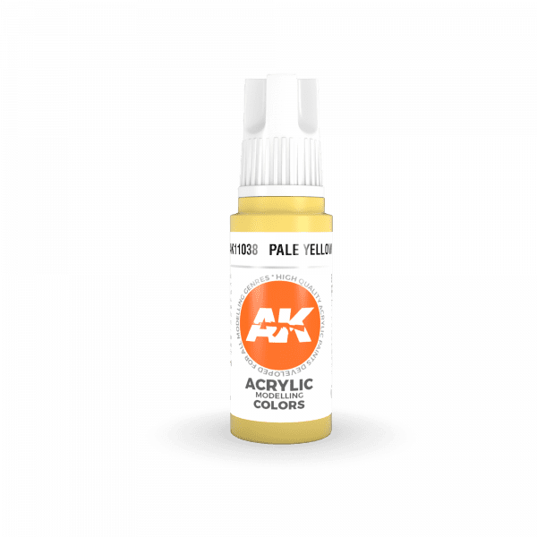 AK11038 3RD. GIALLO PALLIDO – STANDARD F.S.33727 17ml colore acrilico per modellismo