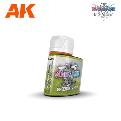 AK1205 GREENSKIN SOIL– ENAMEL LIQUID PIGMENT AK INTERACTIVE