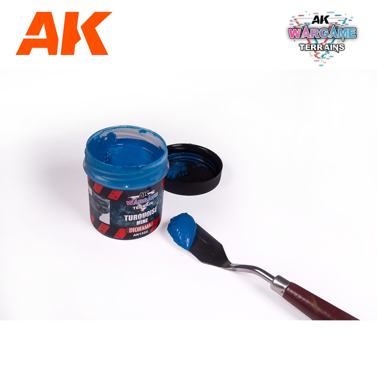 AK1222 TURQUOISE MINE – WARGAME TERRAINS – 100ML AK INTERACTIVE - immagine 2