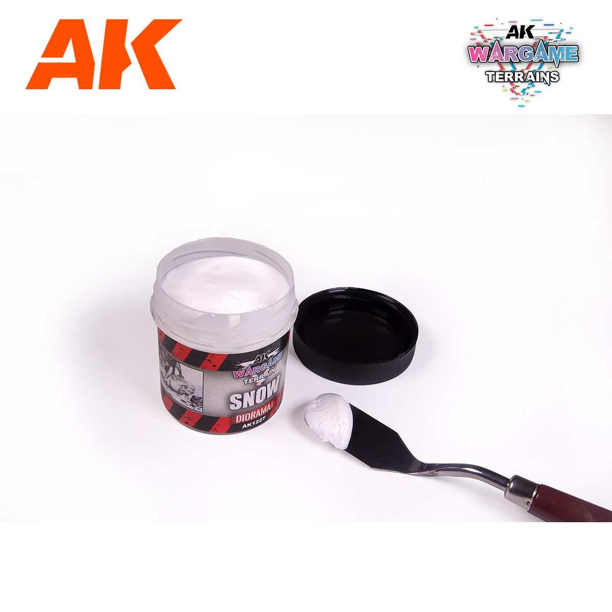 AK1227 SNOW – WARGAME TERRAINS – 100ML AK INTERACTIVE - immagine 2