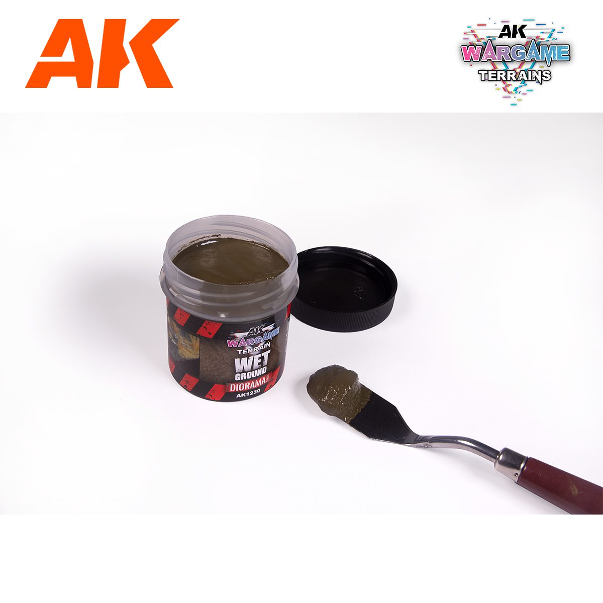 AK1230 WET GROUND – WARGAME TERRAINS – 100ML AK INTERACTIVE - immagine 2