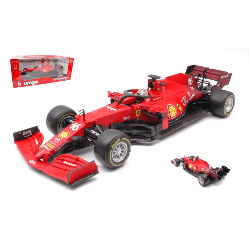 FERRARI F1 SF21,N 16 Charles Leclerc – Scala 1:18 Bburago 18-16809 #16