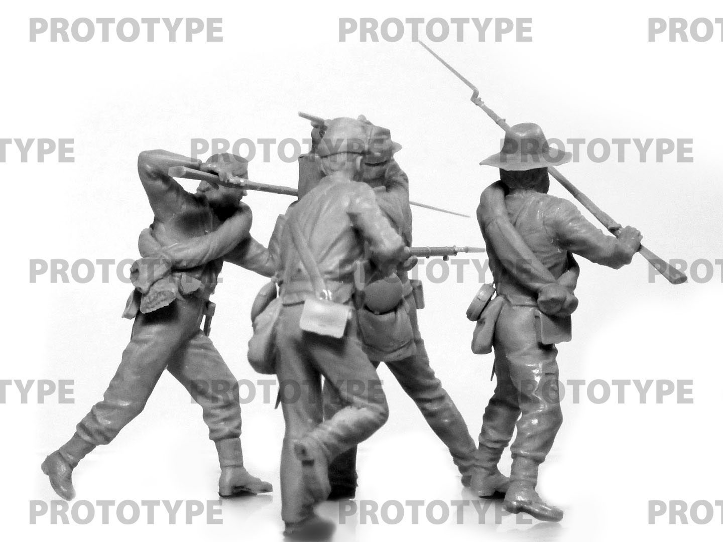 35024 American Civil War Confederate Infantry. Set #2 (100% new molds) scala 1:35 ICM - immagine 4