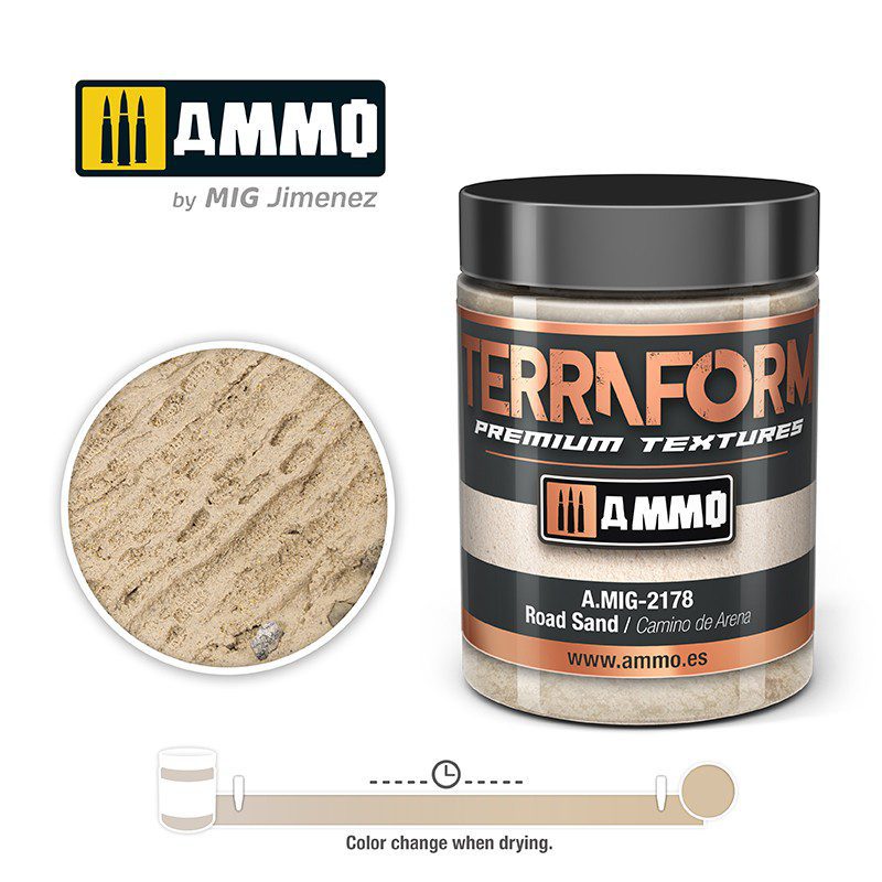 AMIG2178 Pasta Acrilica TERRAFORM Road Sand - 100ml AMMO MIG