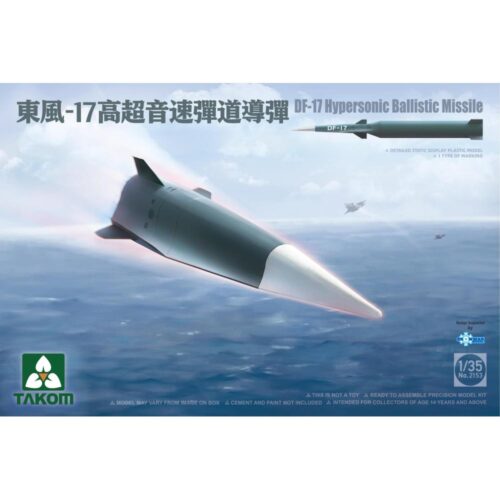 DF-17 Hypersonic Ballistic Missile scala 1:35 TAKOM MODEL TKM2153