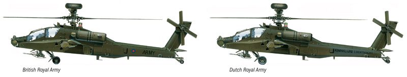 AH - 64 D APACHE LONGBOW scala 1:72 ITALERI 080 - immagine 4